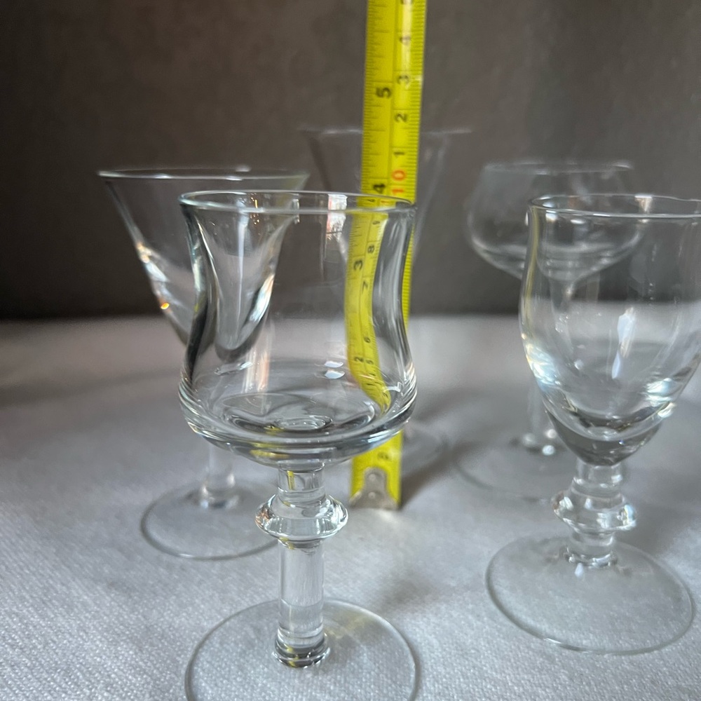 vintage Royal Bavarian Crystal cordial glasses. - Picture 3 of 12